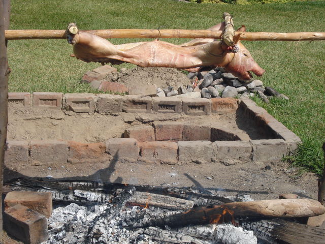 LECHON AL PALO